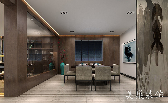 升龙城170平三口之家装修,木纹砖复古大气舒适感更好