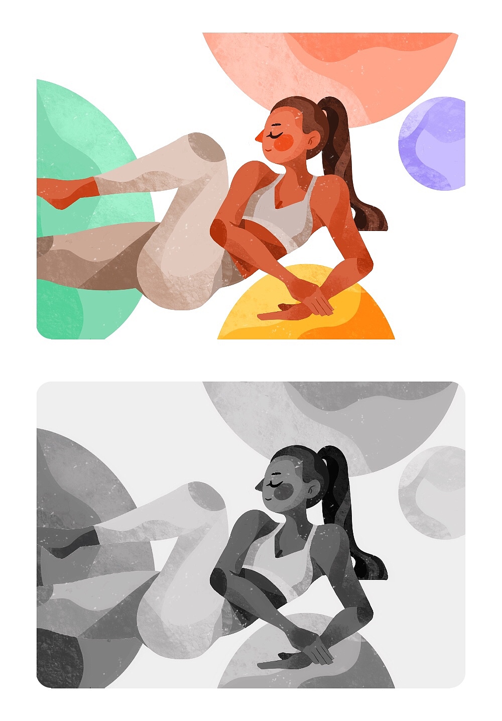 运动少女~（图ZMTY2NDMxMjAw） - 创作习作 - 站酷设计师羊大仙仙原创素材 - 站酷ZCOOL