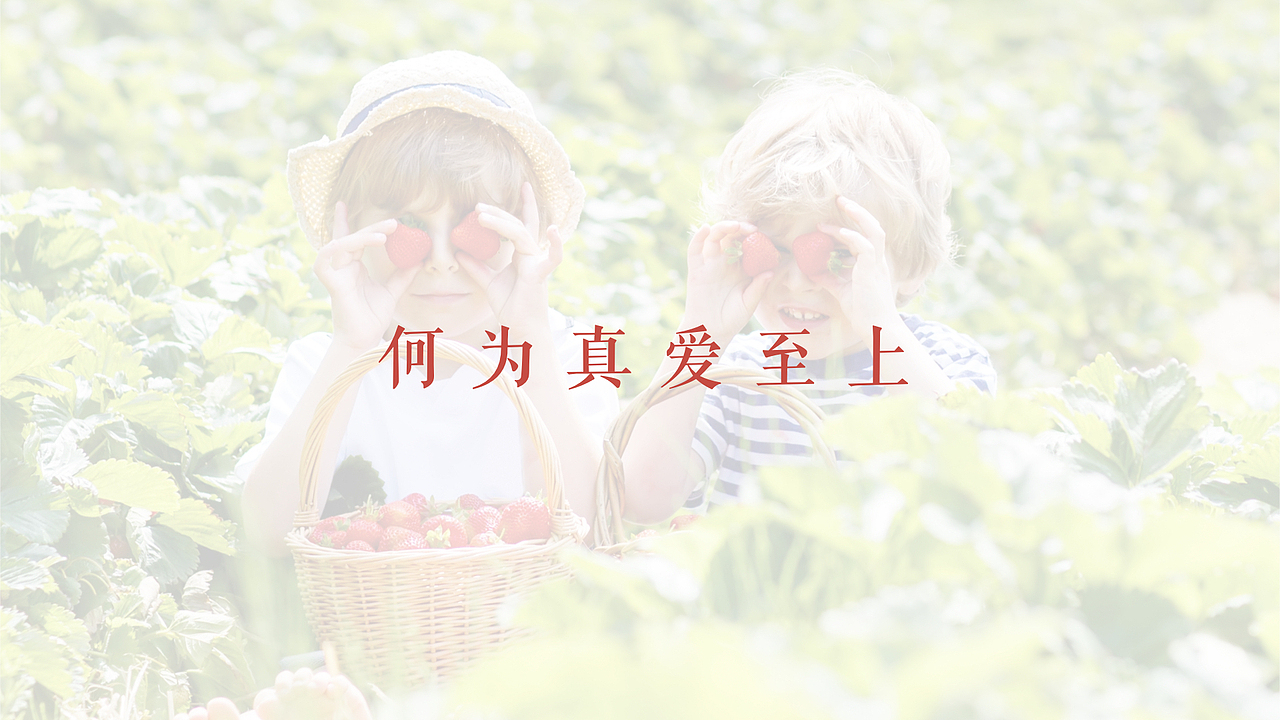 真爱至上 草莓产品包装