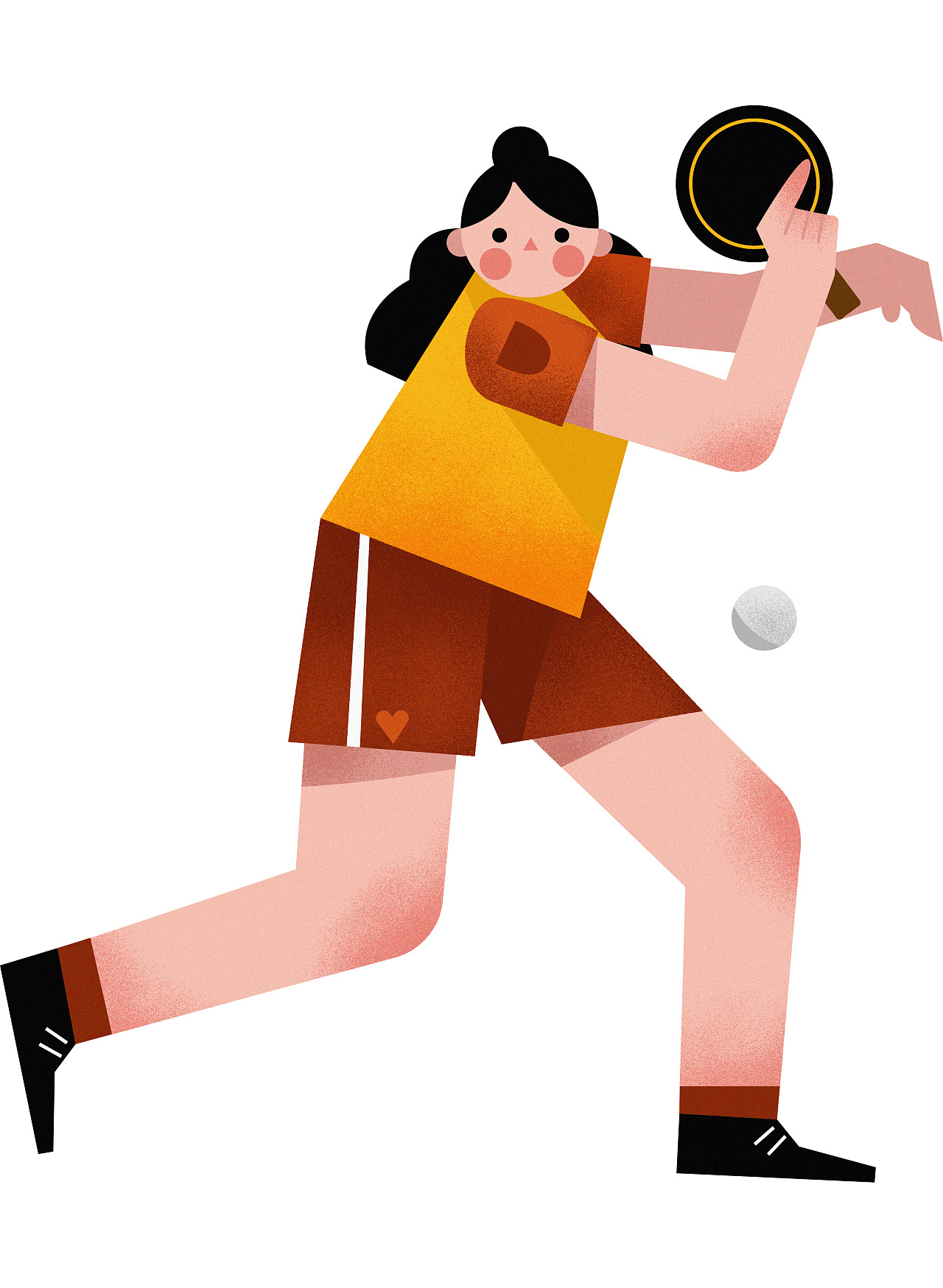 全民健身日跑步运动健康节日男孩操场插画图片-千库网
