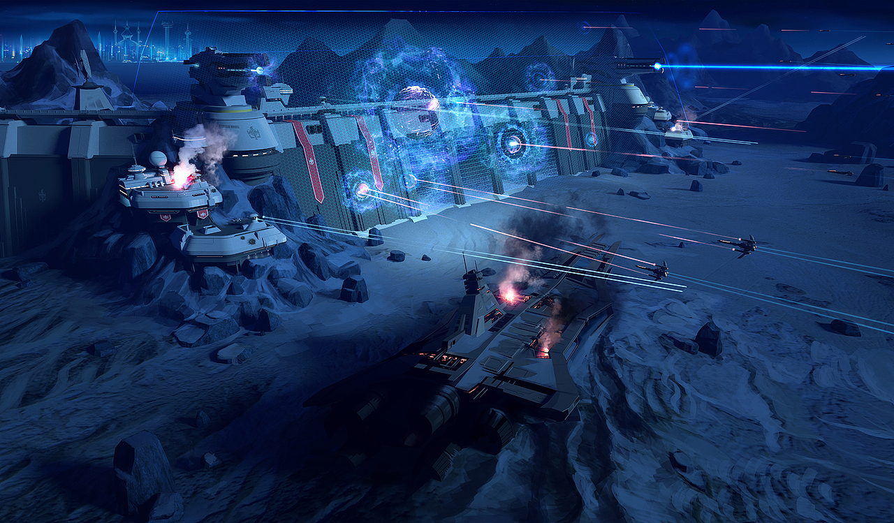 分享收藏三隈的最后时刻舰桥海洋星球殖民地标签科幻建筑防线要塞