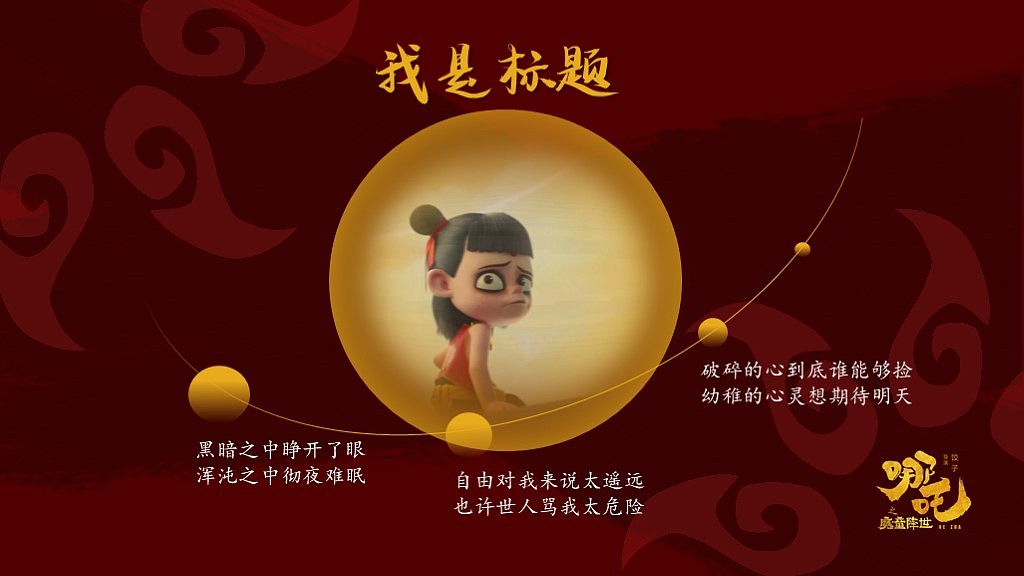 哪吒票房冲40亿,我用PPT做了一个MV...