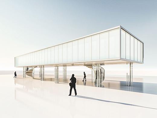 三个商业街商亭