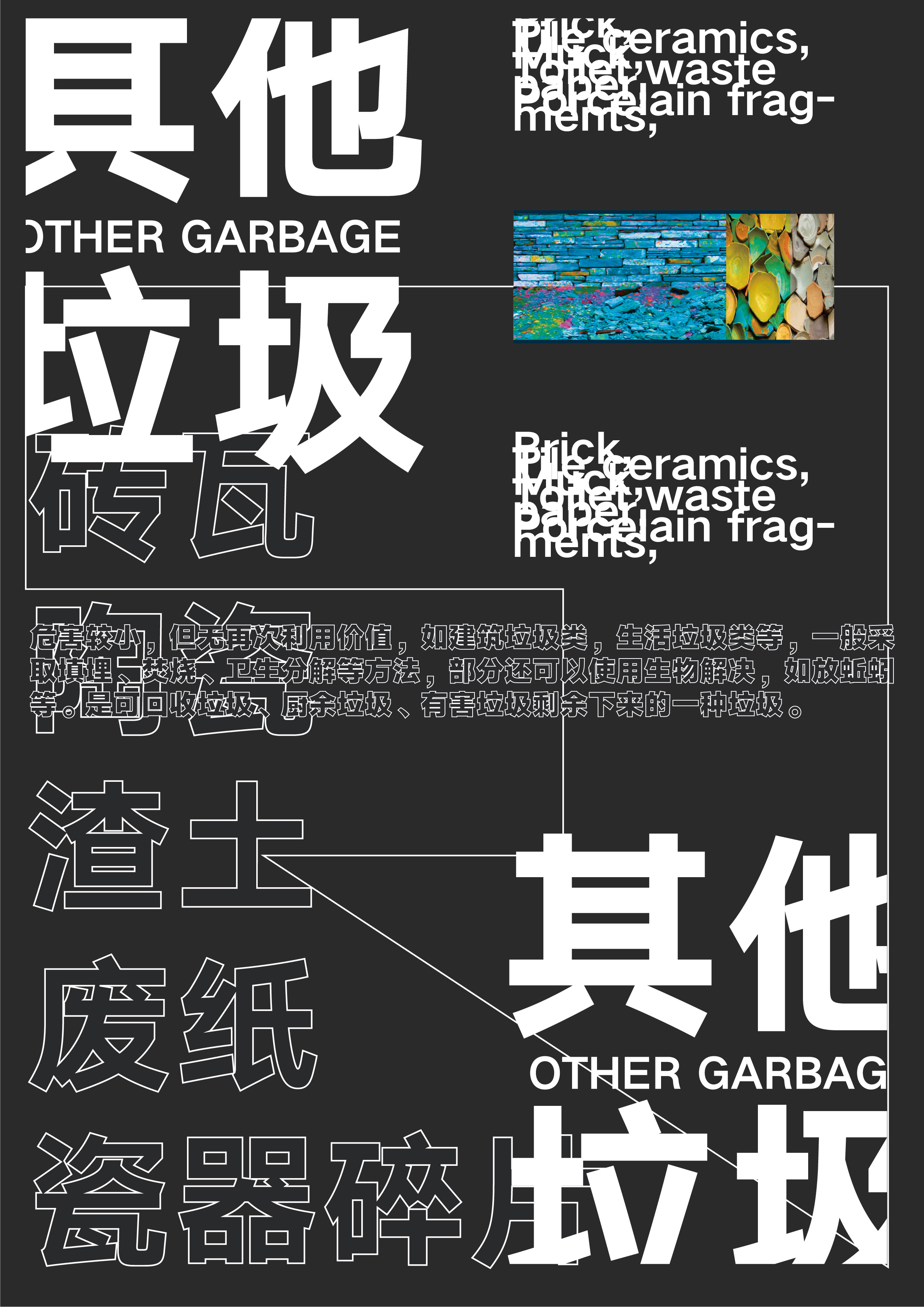 垃圾分类公益海报概念设计