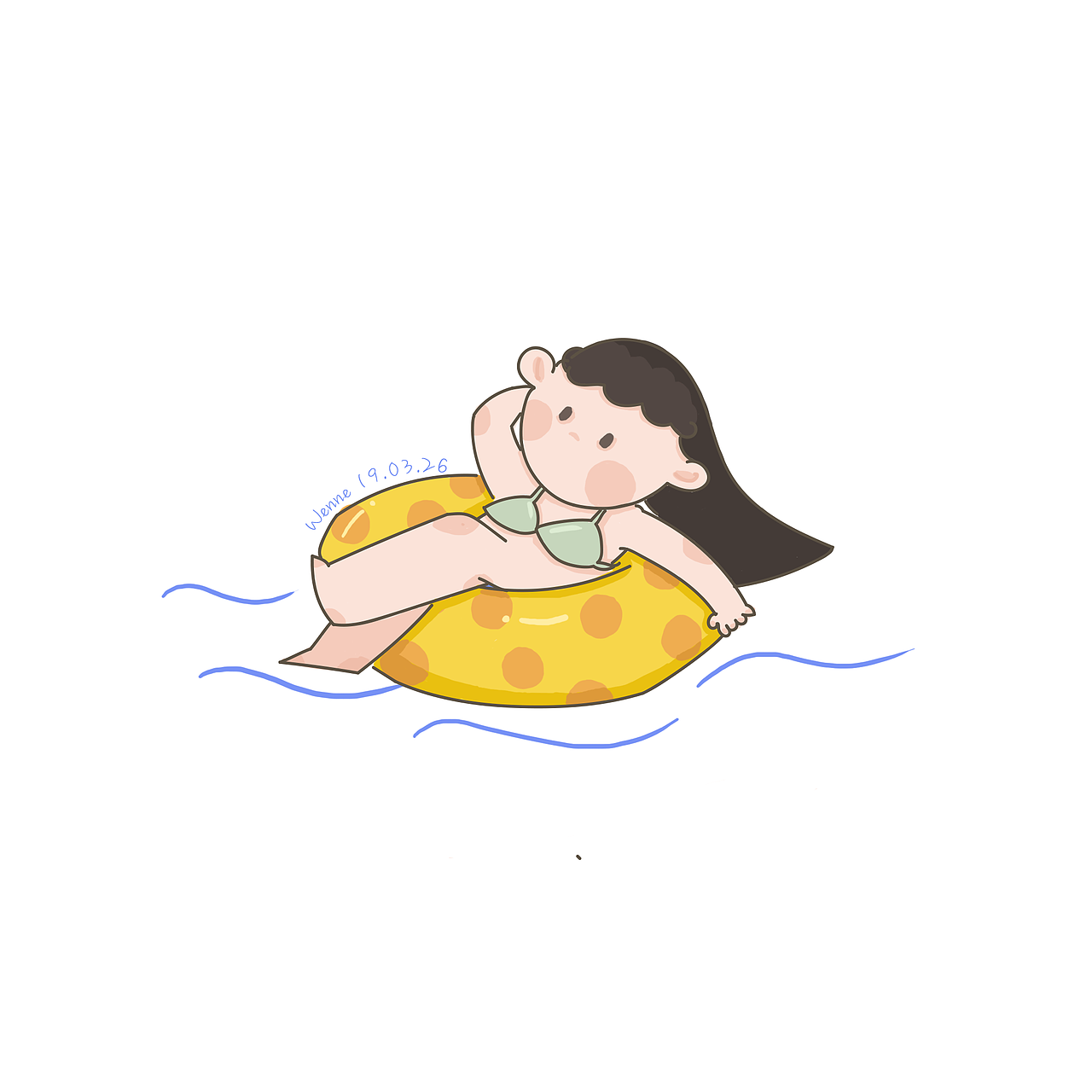 夏天（图ZMTkwMTM0OTMy） - 商业插画 - 站酷设计师WenneLee原创素材 - 站酷ZCOOL