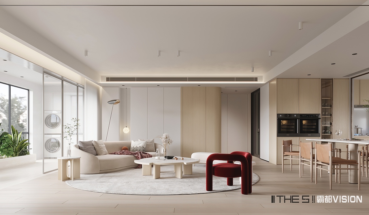 现代大平层 一个让人温暖得空间（图ZMjU5OTgyNjYw） - 家装设计 - 站酷设计师霸都THES原创素材 - 站酷ZCOOL