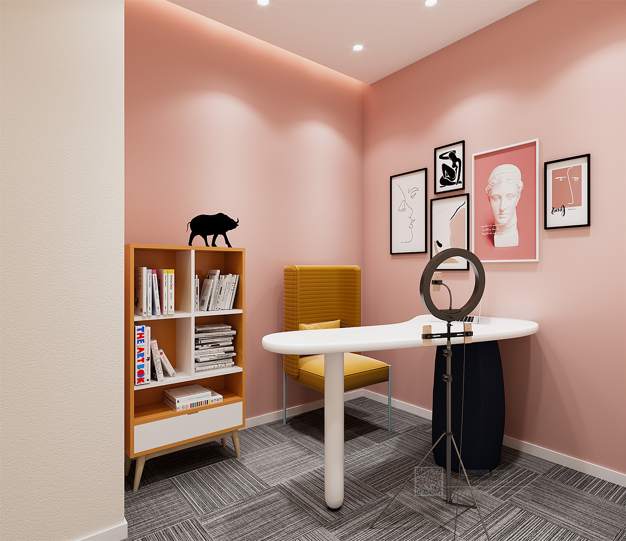 星夜传图||传媒公司直播间设计|空间|商业空间设计|考拉shudaixiong