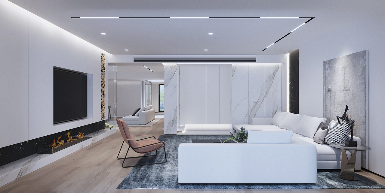 现代简约案例（图ZMTgzNTQ5Mzc2） - 家装设计 - 站酷设计师室内设计阿关原创素材 - 站酷ZCOOL