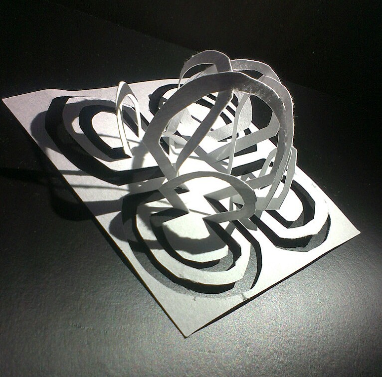 立体构成--剪纸