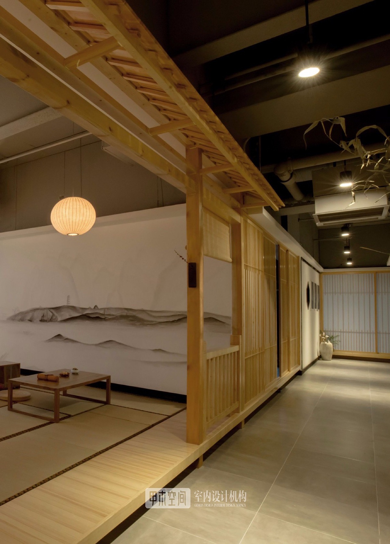500㎡日式禅意瑜伽会所|空间|商业空间设计|甲木空间设计机构_原创