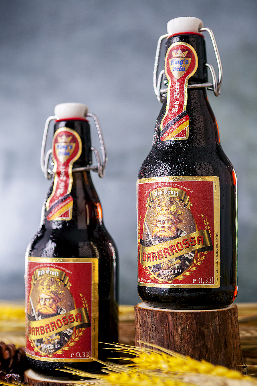 德国国王啤酒-进口啤酒摄影-酒类电商设计