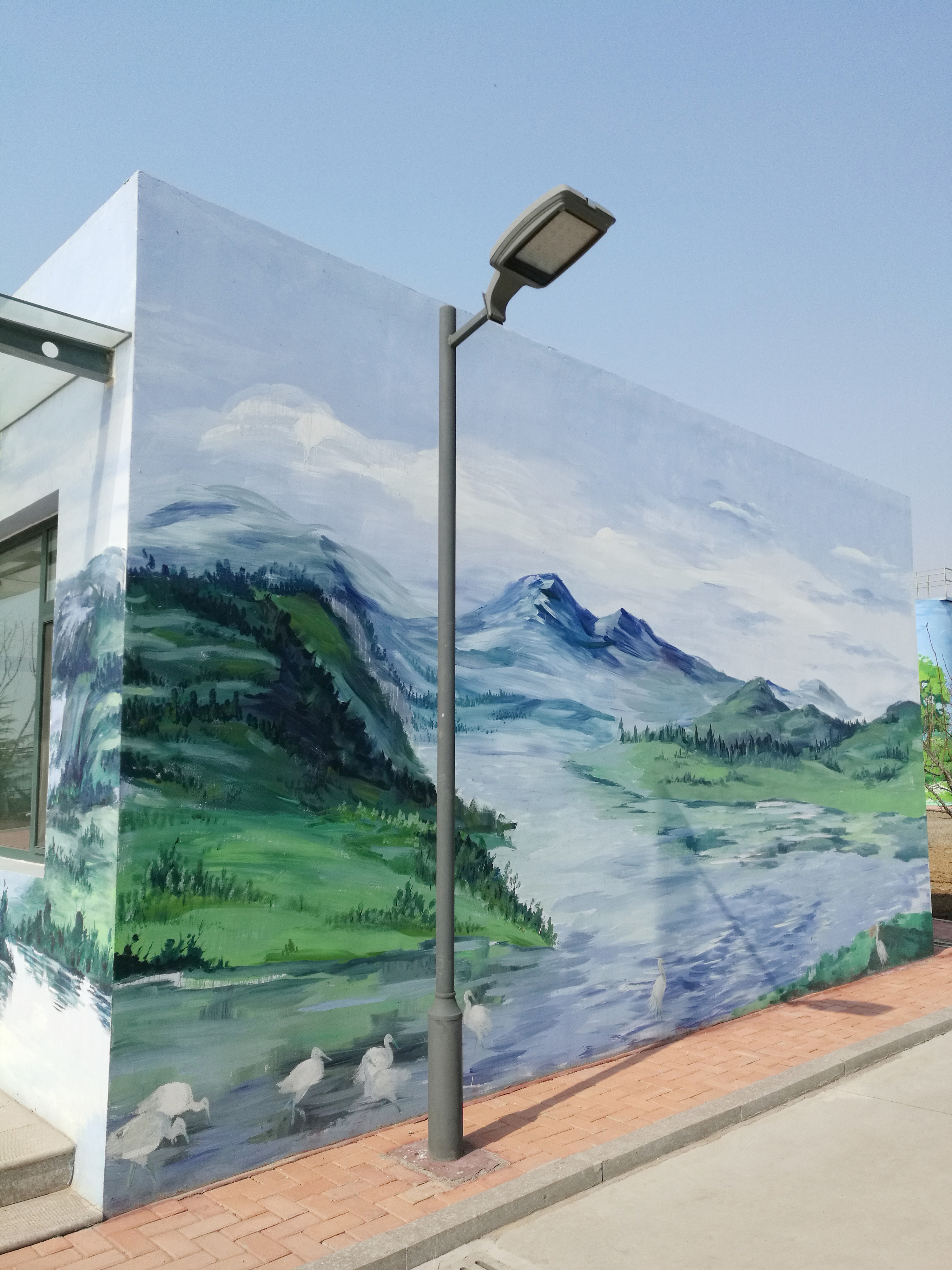 自来水厂墙绘案例|纯艺术|油画|80三点一线 - 原创作品 - 站酷 (zcool