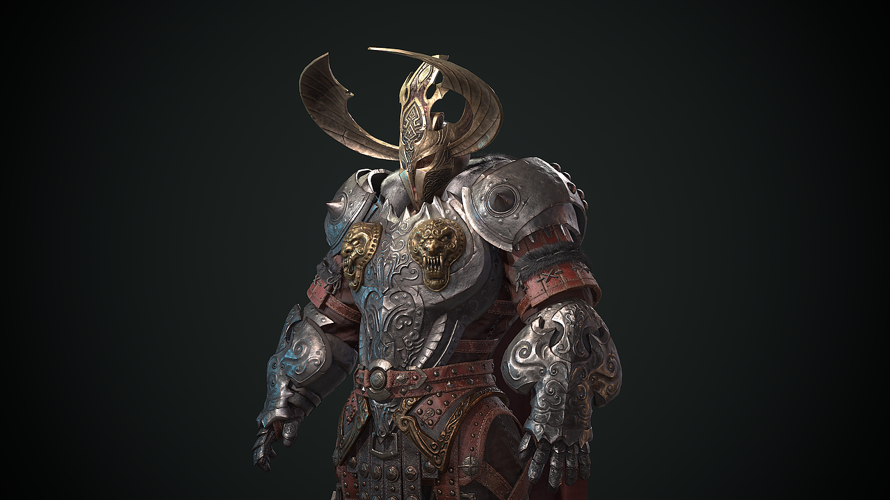 CG游戏角色 男性铠甲 AboutCG 游戏角色线下班 鄂同学（图ZMjgxMTQxMDc2） - 人物/生物 - 站酷设计师ABOUTCG原创素材 - 站酷ZCOOL