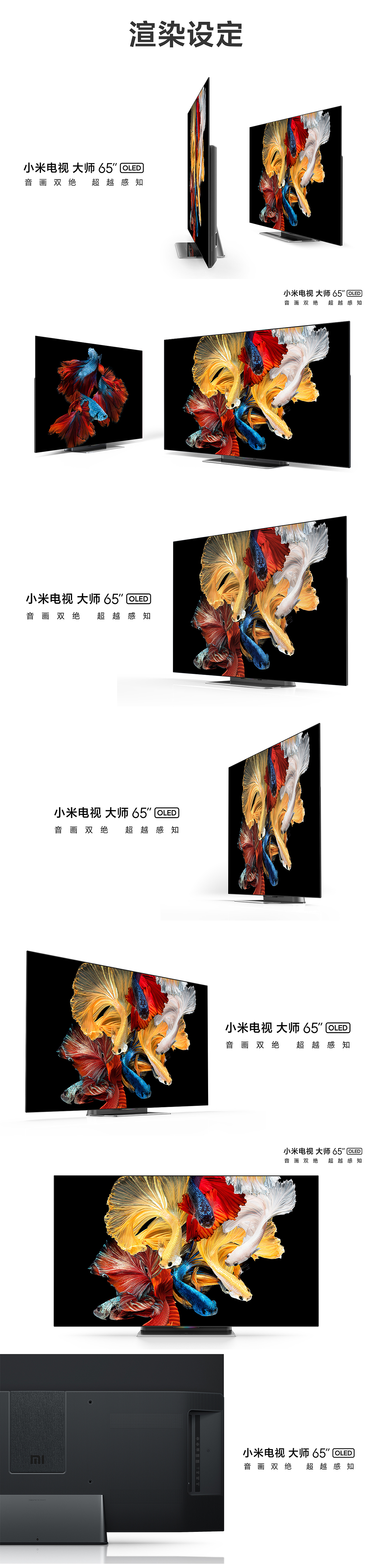 小米电视 大师 OLED 65寸 视/觉/整/案