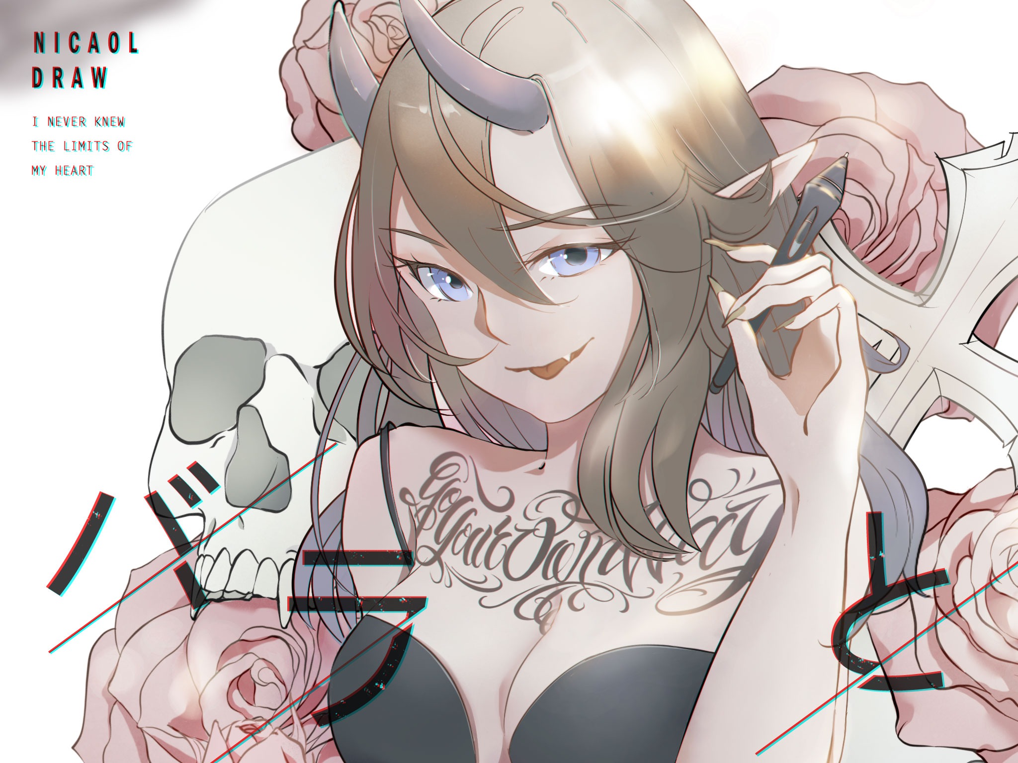 小恶魔——二次元日式插画