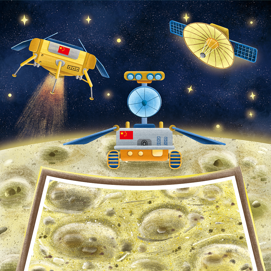 绘本飞向月球