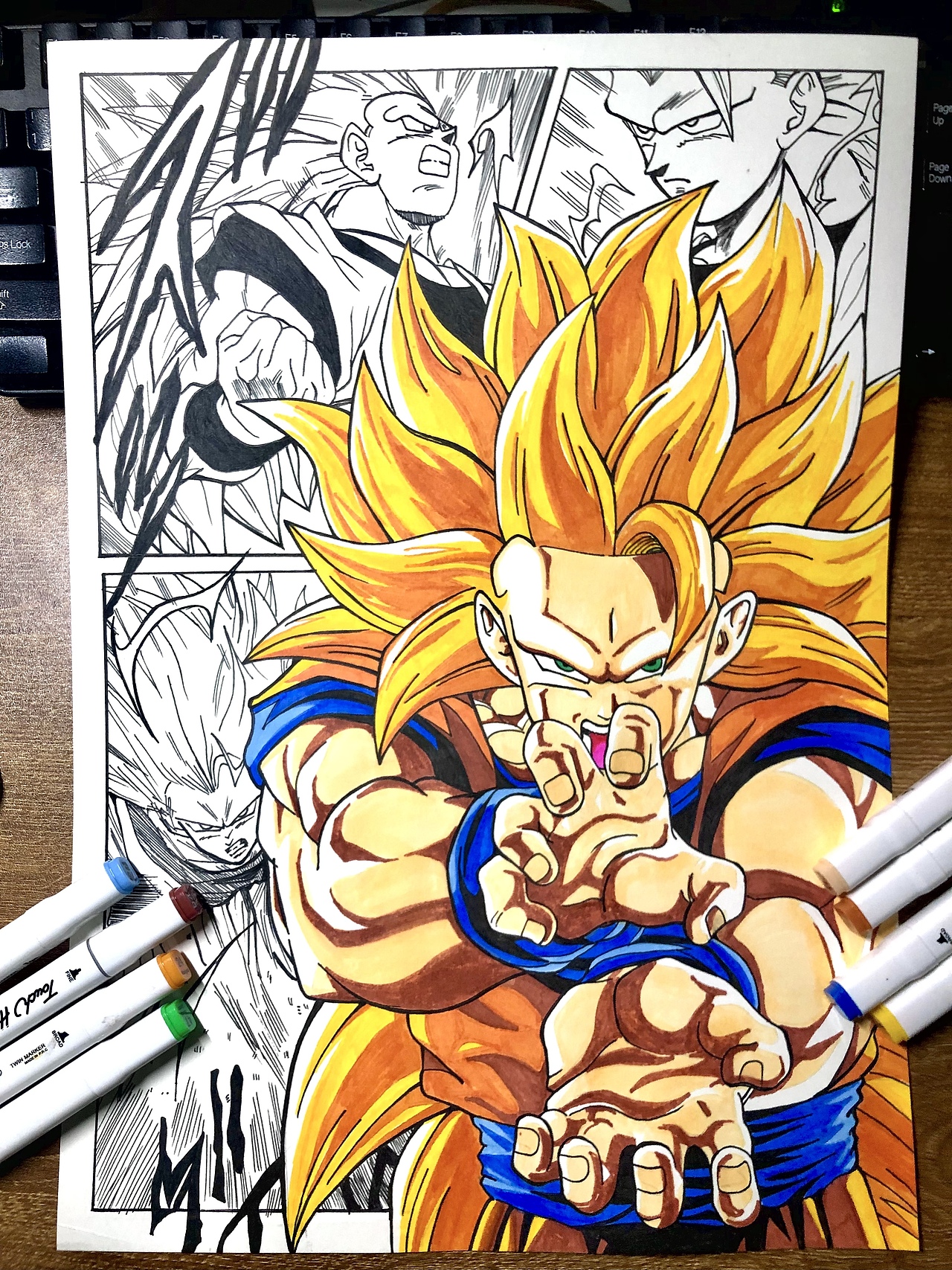 马克笔手绘七龙珠