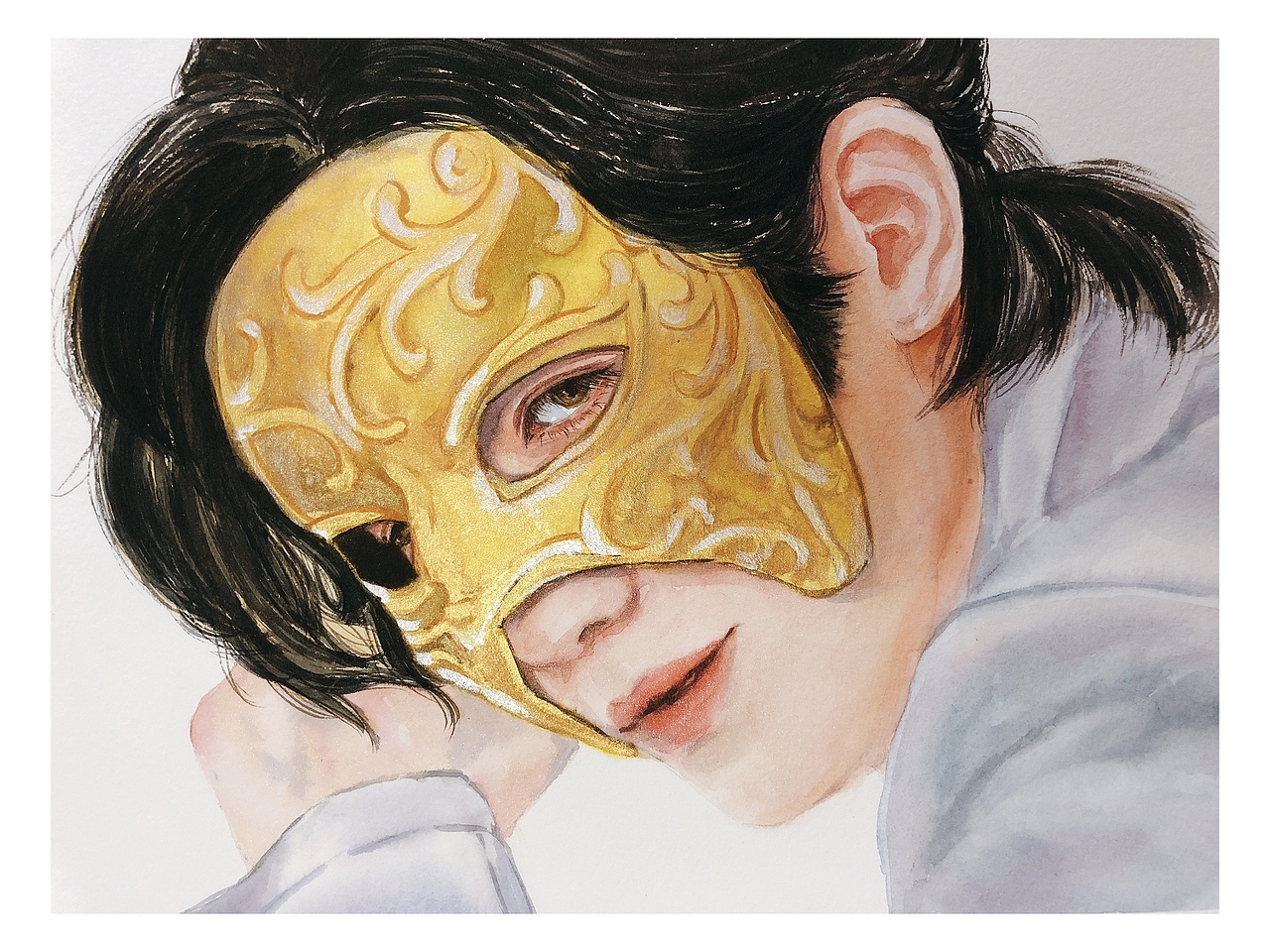 手绘朱一龙-面面（图ZMTM0NDAwMjY4） - 绘画 - 站酷设计师覃久原创素材 - 站酷ZCOOL