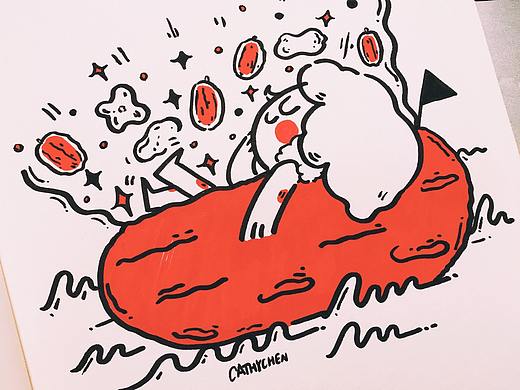 一周涂鴉匯總 2019-1（個人主頁-ZMzI2NTM0MTY=） - 新銳潮流插畫 - 站酷設計師CathyChen萌萌噠原創(chuàng)素材 - 站酷ZCOOL