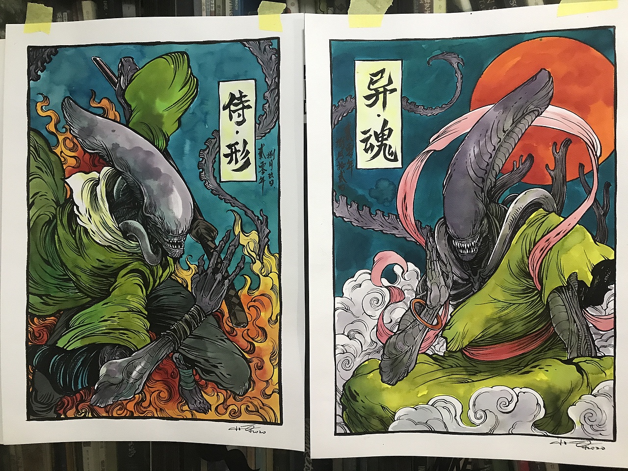 随笔练习（图ZMjIzNTgwMDM2） - 艺术插画 - 站酷设计师小泉原创素材 - 站酷ZCOOL