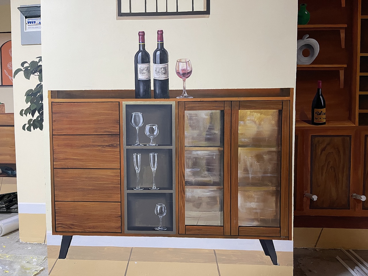 楼盘样板间彩绘