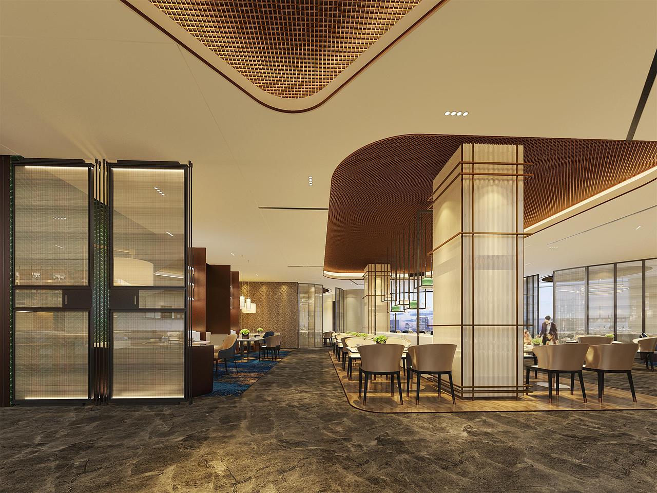 am设计 |沧州渤海酒店全日制餐厅,惊艳亮相!