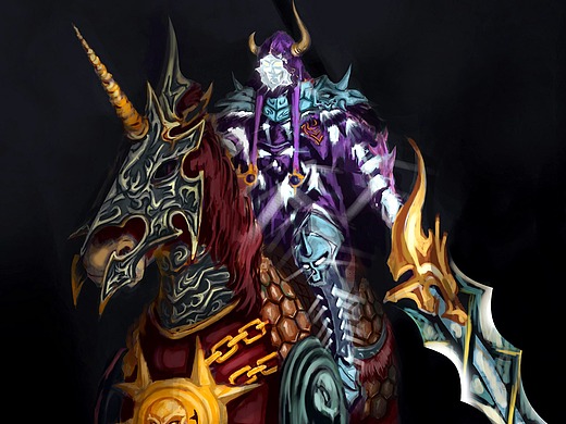 手绘 死灵骑士