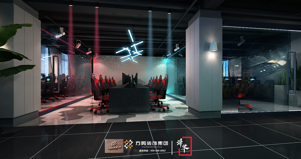 网咖网吧装修（图ZMTc1NTU2Njc2） - 家装设计 - 站酷设计师酒店设计_非界原创素材 - 站酷ZCOOL