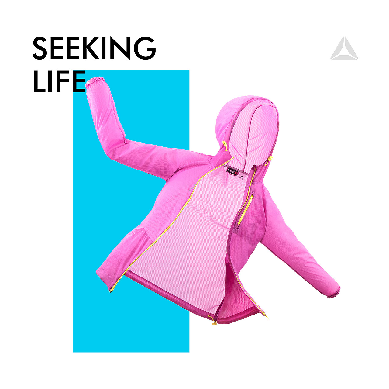 Reebok运动皮肤衣 ✖ 3D立体镂空服装创意摄影产品拍摄