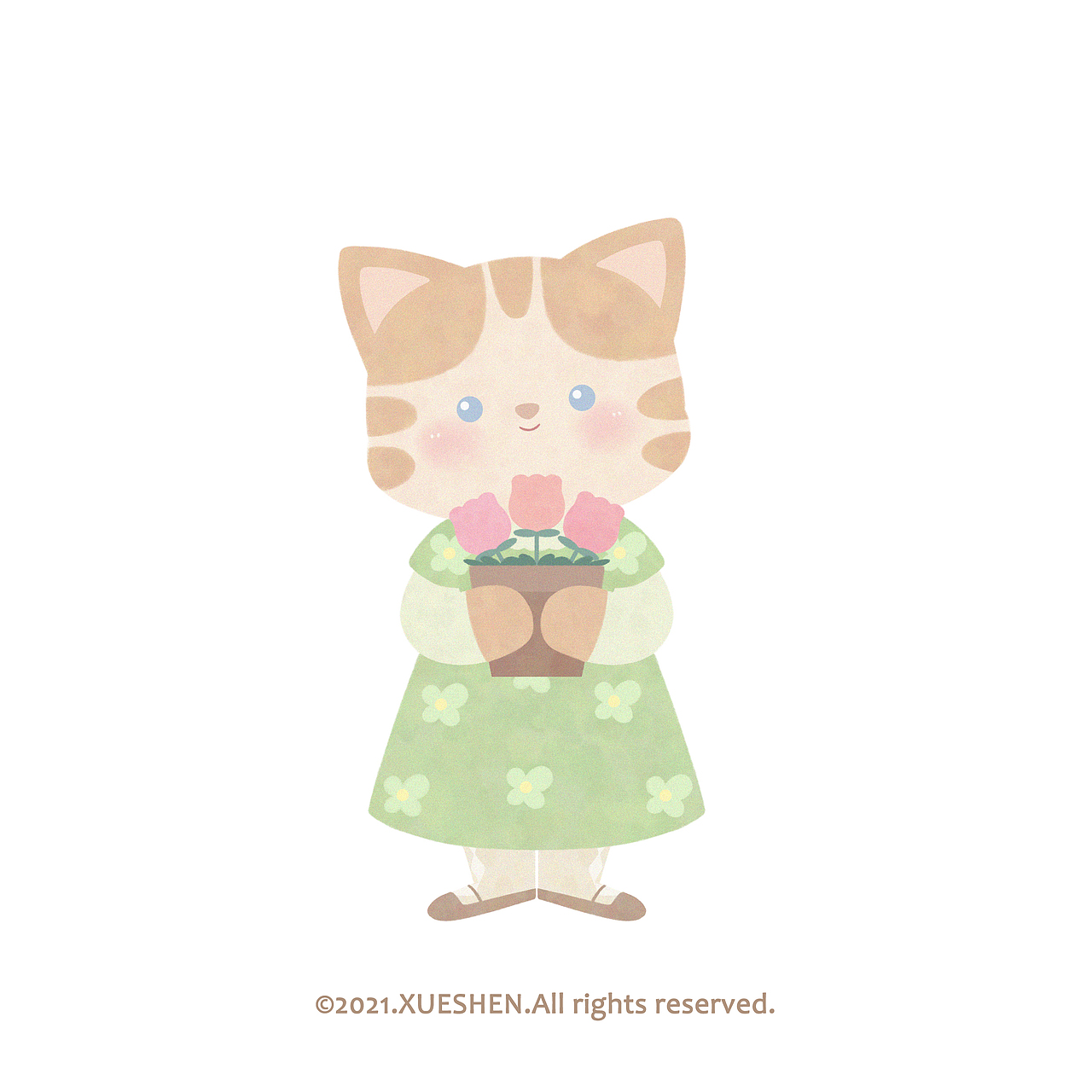 一组小动物拟人