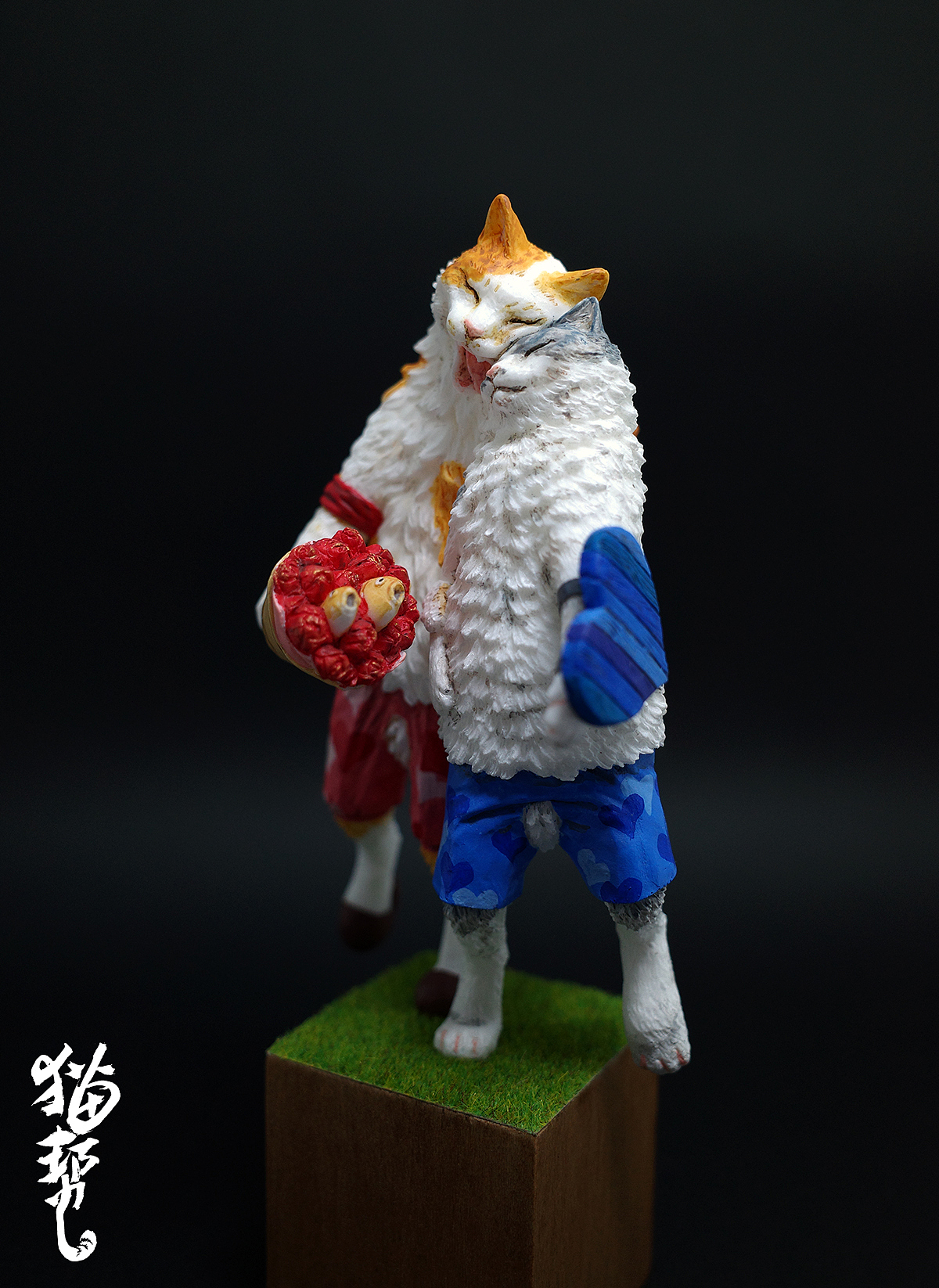 《猫帮》——草莓蓝莓 和 湿湿（图ZMjQ0NjYyMDU2） - 手办/模玩 - 站酷设计师PiaoOOOo原创素材 - 站酷ZCOOL