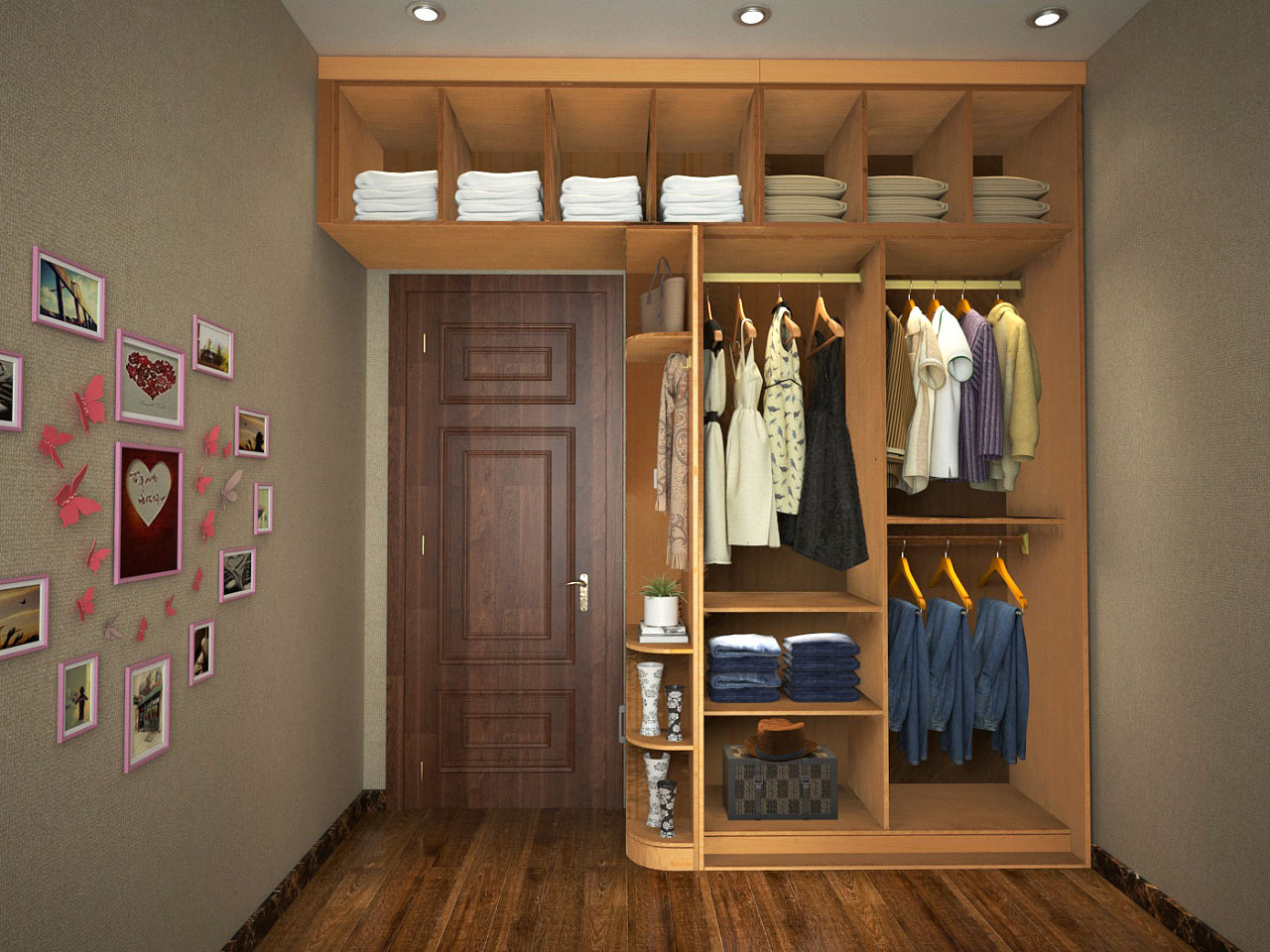 衣柜 现代风格|空间|室内设计|依森家居 - 原创作品 - 站酷 (ZCOOL)