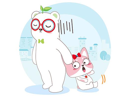 立总&小白 动态表情包（个人主页-ZNTY1OTA1NzY=） - IP形象 - 站酷设计师莉莉安_公子秤原创素材 - 站酷ZCOOL