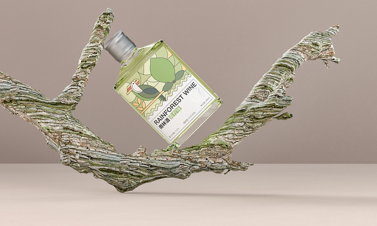 Rainforest Wine雨林酒（图ZMjc3ODU1NzM2） - 包装 - 站酷设计师是阿伟阿原创素材 - 站酷ZCOOL