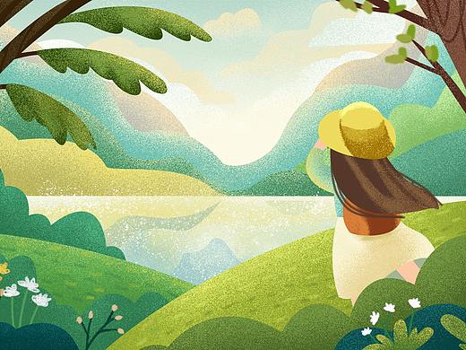 春（个人主页-ZMjg1MjIyNzY=） - 艺术插画 - 站酷设计师Paigesal原创素材 - 站酷ZCOOL