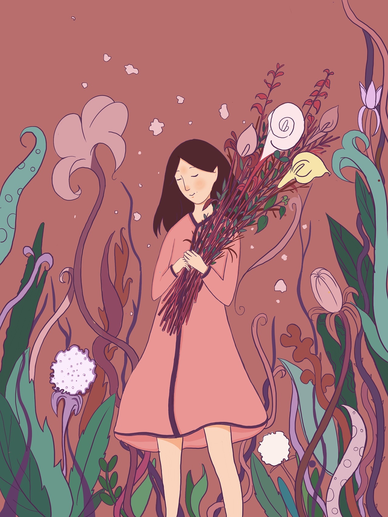 神秘花园|插画|绘本|z71237974 - 原创作品 - 站酷 (zcool)