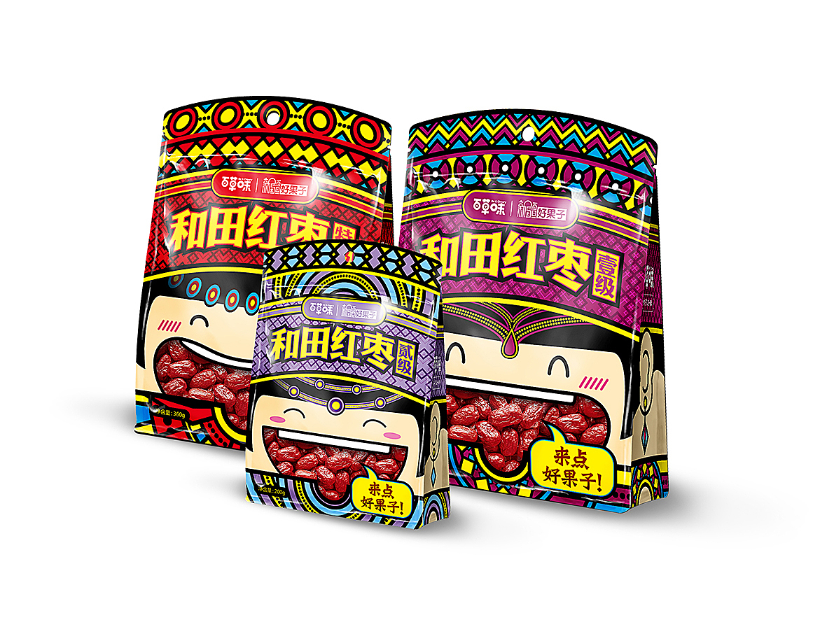 百草味新疆包装（图ZMjQ5MDAyNTY=） - 包装 - 站酷设计师许大仙er原创素材 - 站酷ZCOOL