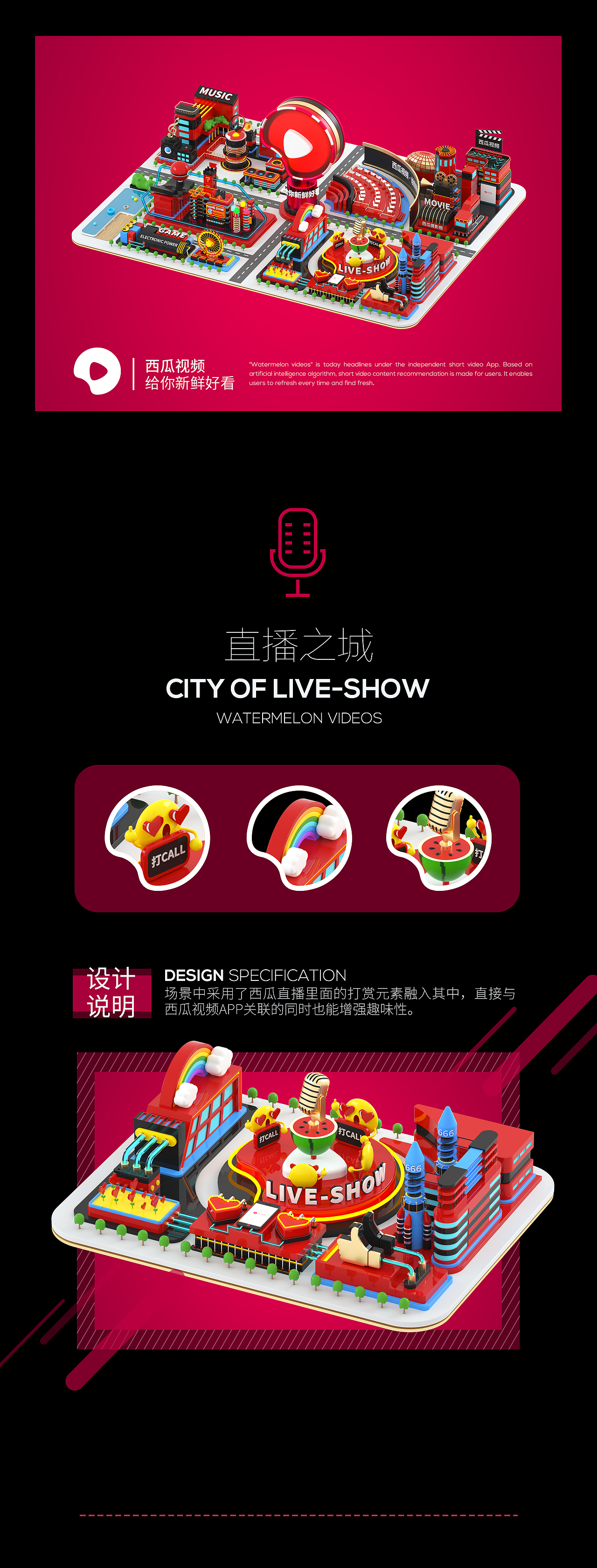 西瓜之国——给你新鲜好看（图ZMTM0NzQ0NTYw） - 图案 - 站酷设计师GUMM原创素材 - 站酷ZCOOL