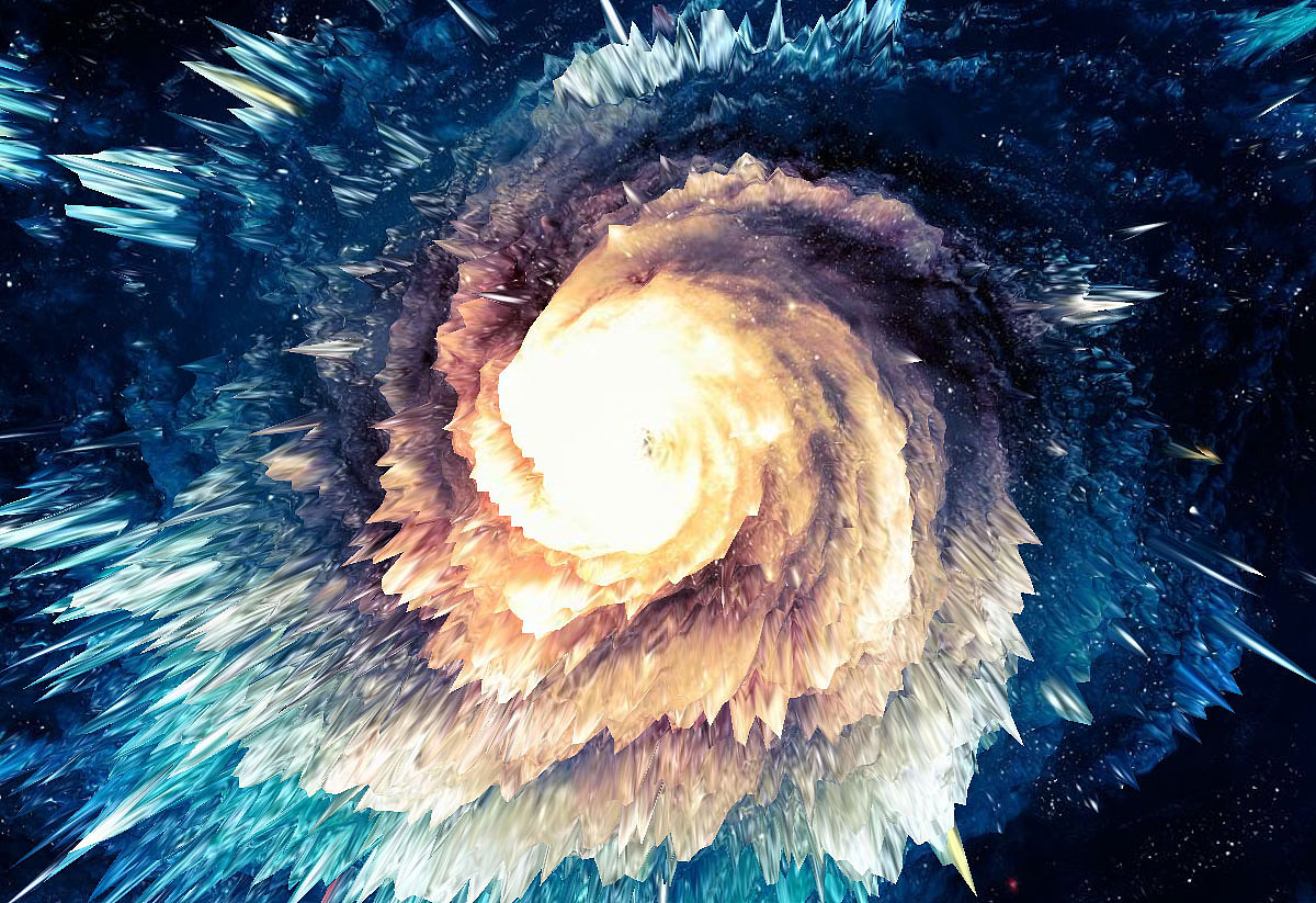 3d粒子爆炸效果图