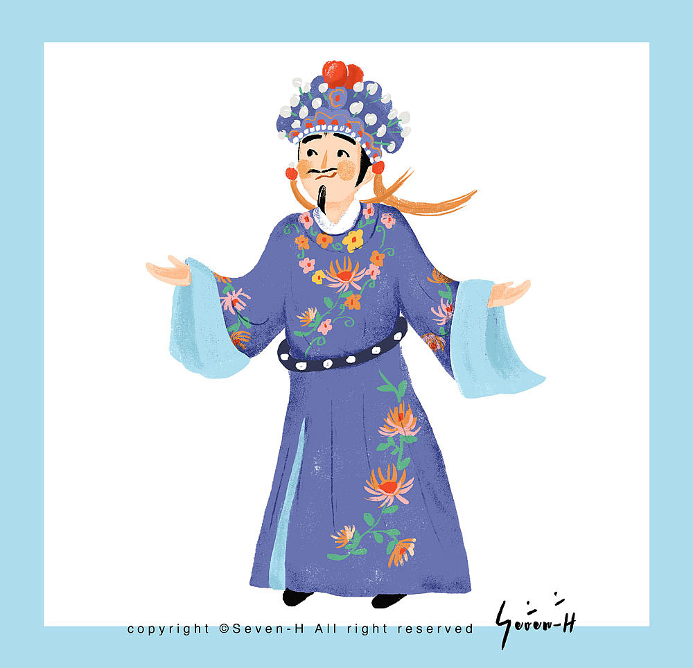 新东方诗词大赛H5 | 插画设计（图ZMTIxNzMyNTA4） - 游戏/娱乐 - 站酷设计师sevenH原创素材 - 站酷ZCOOL