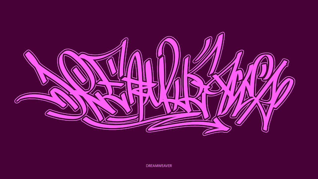 handstyle | 西文涂鸦字体练习