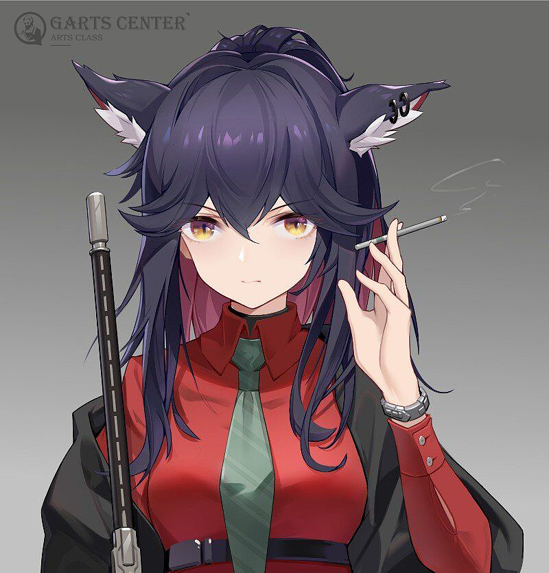 明日方舟中的先锋干员德克萨斯