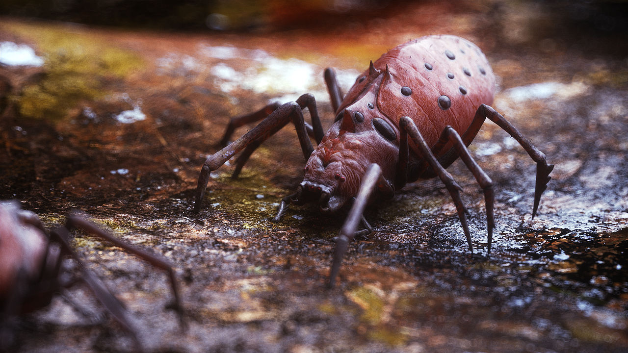 《自由世界》：Insect（图ZMTU4MjA2MDY0） - 场景 - 站酷设计师杰高C4D原创素材 - 站酷ZCOOL