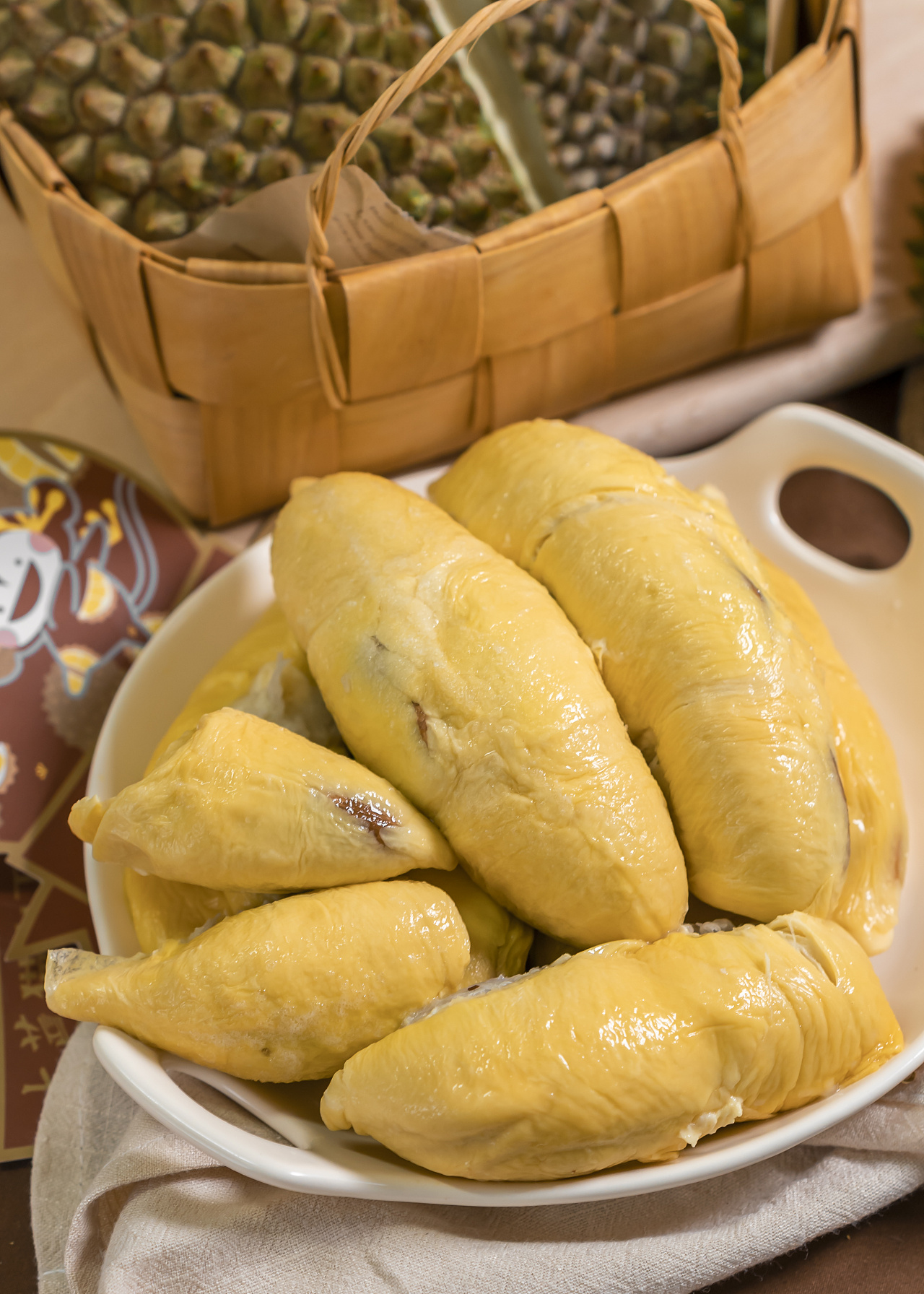 美食摄影|百果园猫山王榴莲