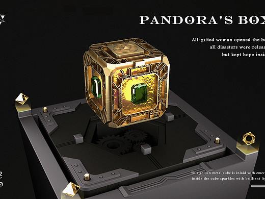 Pandora‘s Box概念设计-C4D场景