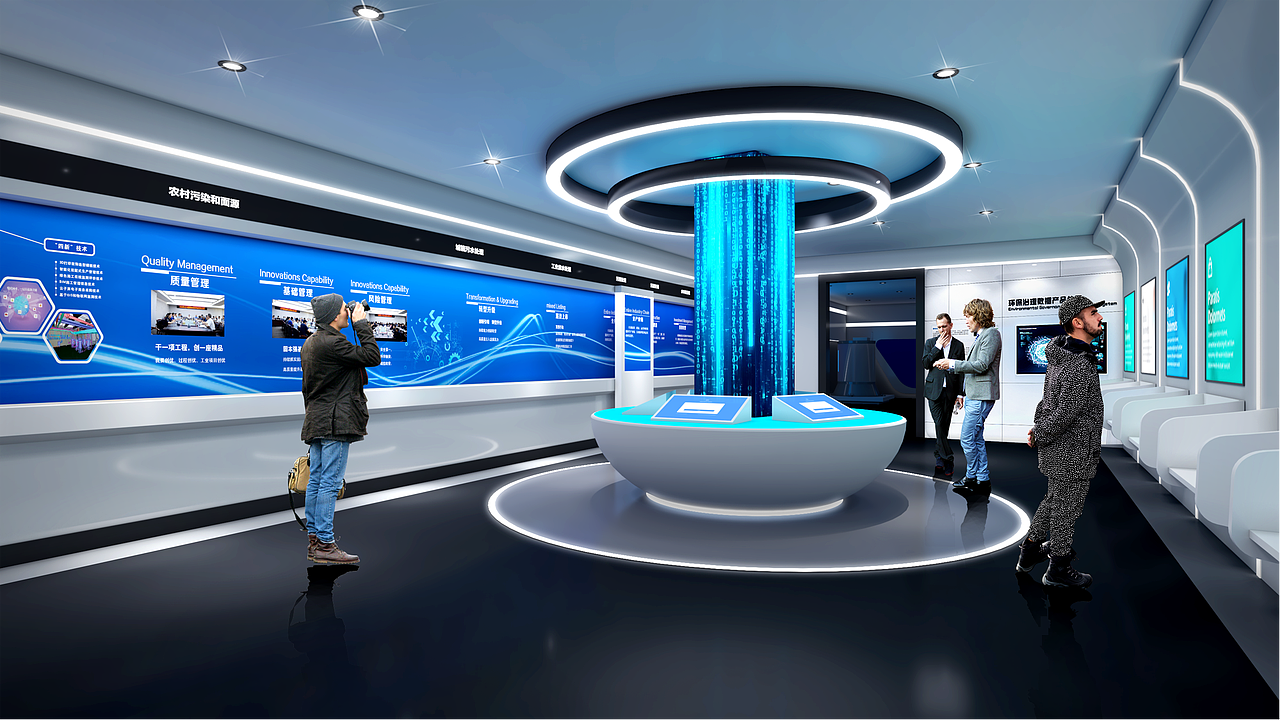 国家生态环境技术成果转化综合服务平台雄安基地展厅