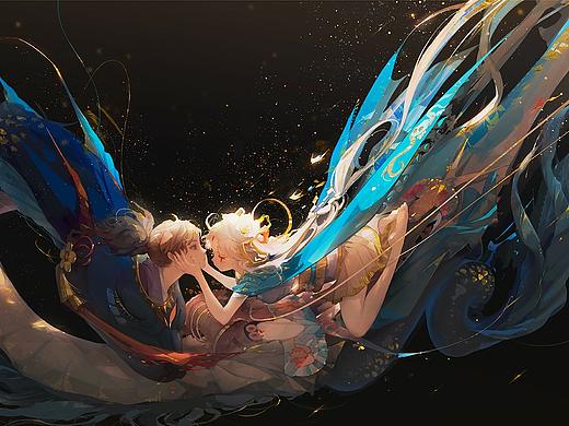 《阴阳师插画》
