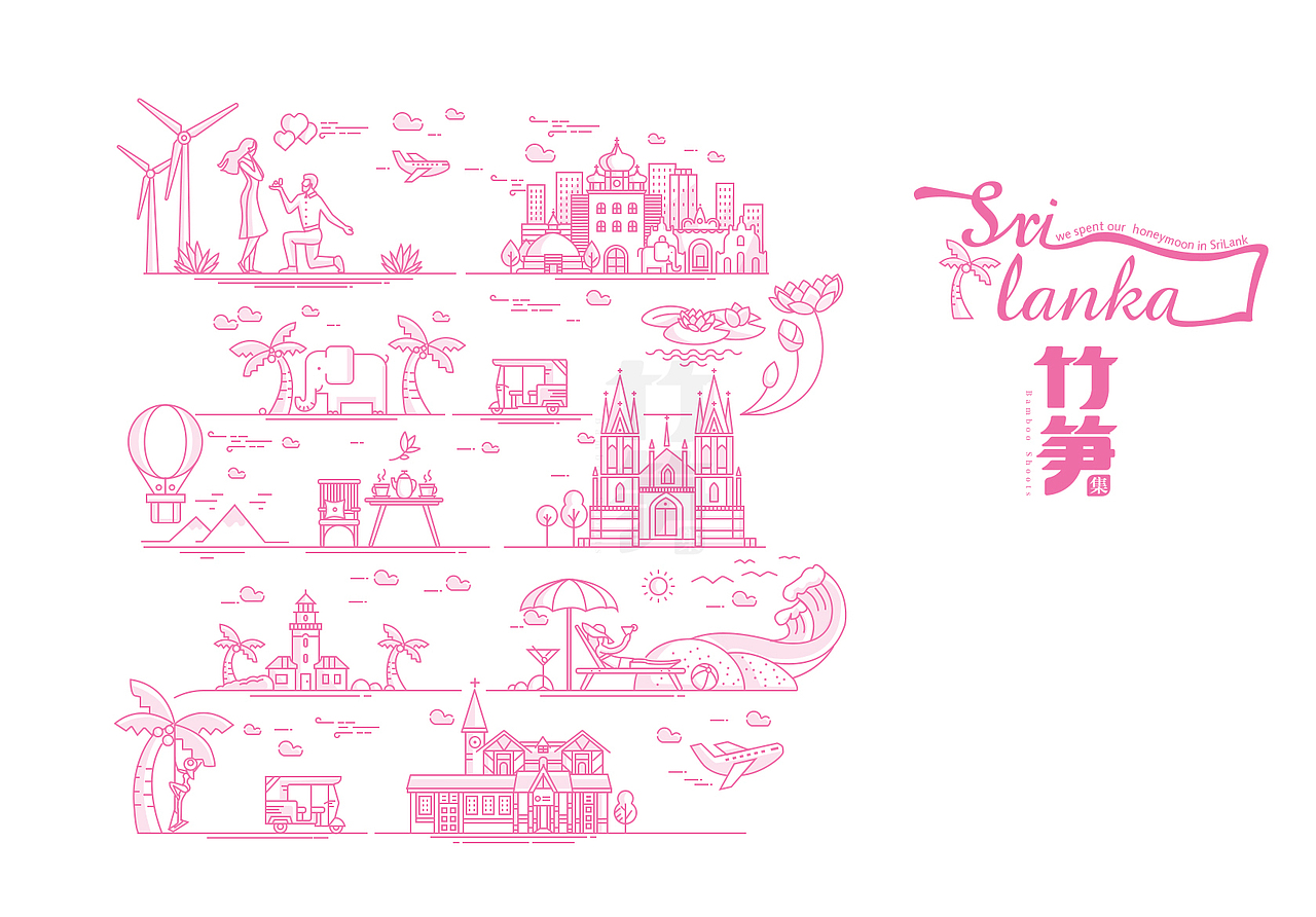 竹笋集63 线性插画（图ZMTU4Mjk4MDky） - 图标 - 站酷设计师竹笋集原创素材 - 站酷ZCOOL