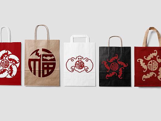 蝠文化logo及纹样设计