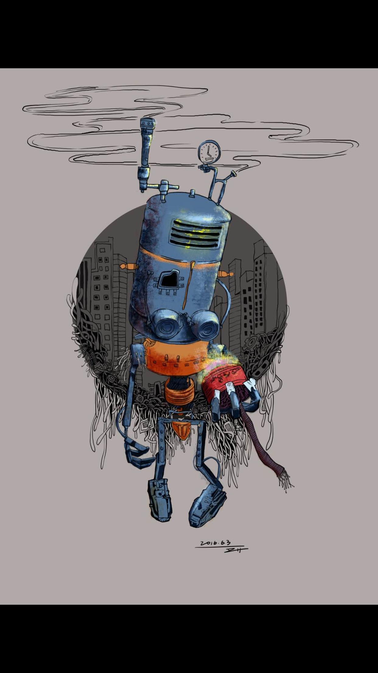 draw together数码绘画作品